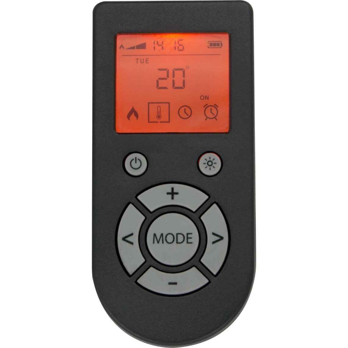 Adam Oslo Electric Inset Stove – Black with Remote Control