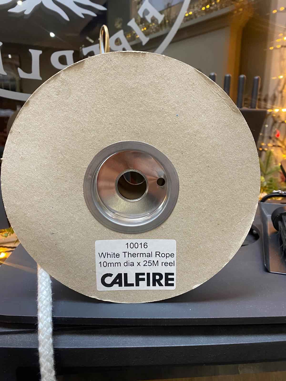 Calfire Thermal Stove Rope Seal 10mm x 2m – Fireplace & Oven Door Seal