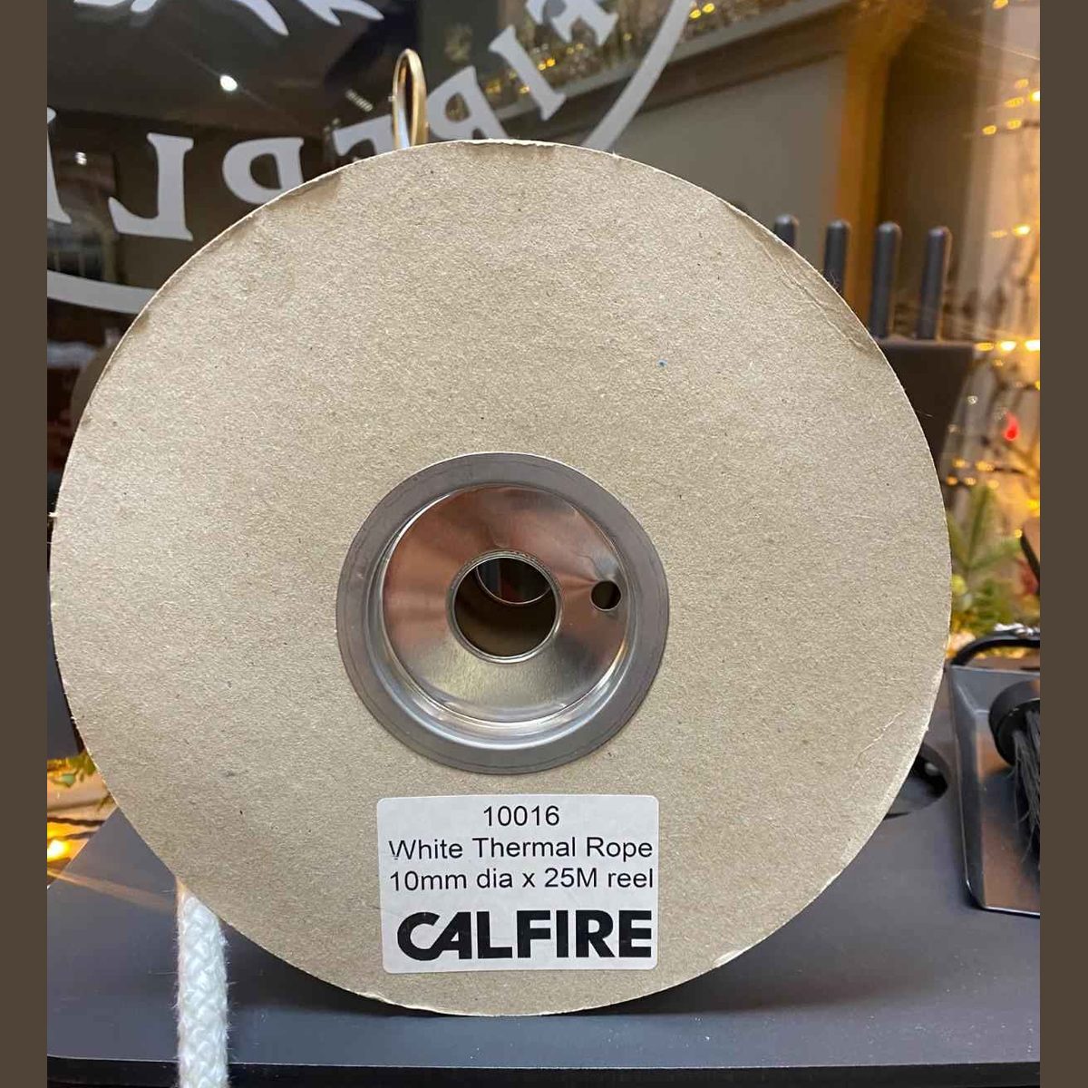 Calfire Thermal Stove Rope Seal 10mm x 2m – Fireplace & Oven Door Seal