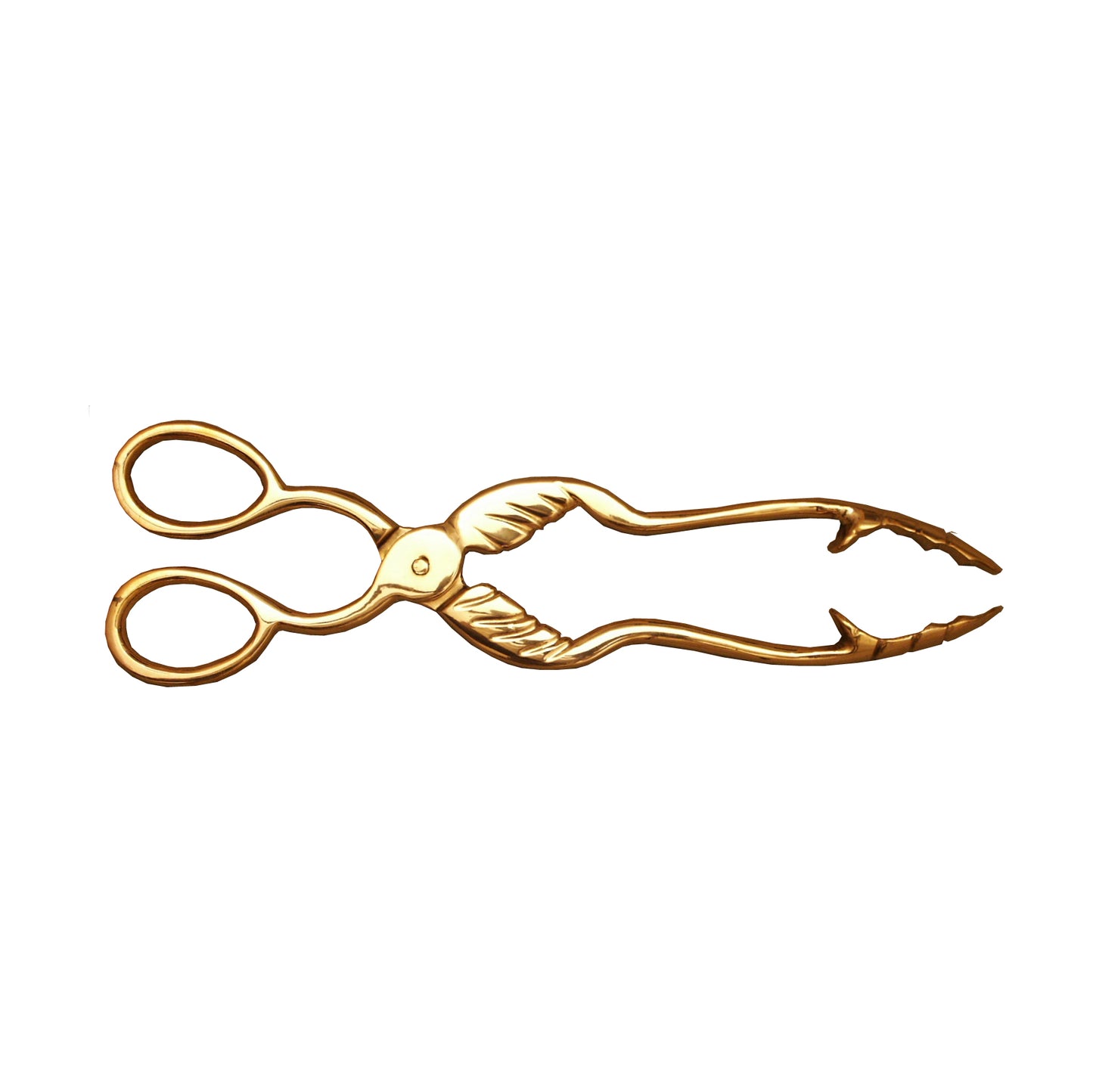 26.5cm Brass Coal Tongs – Fireplace & Log Burner Tool