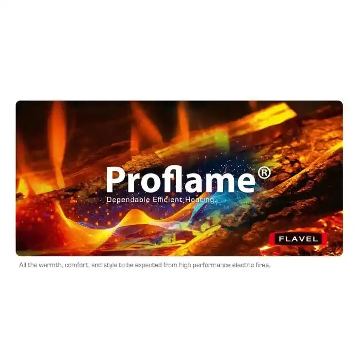 Proflame Arcadia smart electric fireplace featuring dependable efficient heating technology