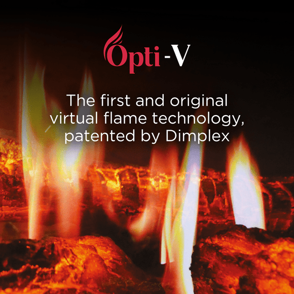 Dimplex Sunningdale Opti-V Electric Stove | 2kW Flame Effect Heater