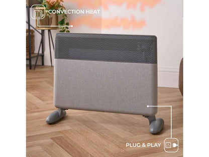 Adam Axon 1500W Convector Electric Radiator - Free Standing & Wall Mounted