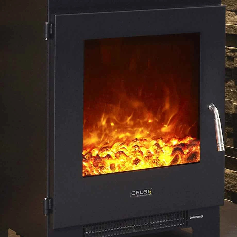 Electriflame Electristove XD Metal 1 Electric Stove – 2kW Portable Freestanding Fireplace