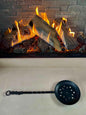 Wrought Iron Chestnut Roaster Pan – Long Handle Open Fire / Wood Burner