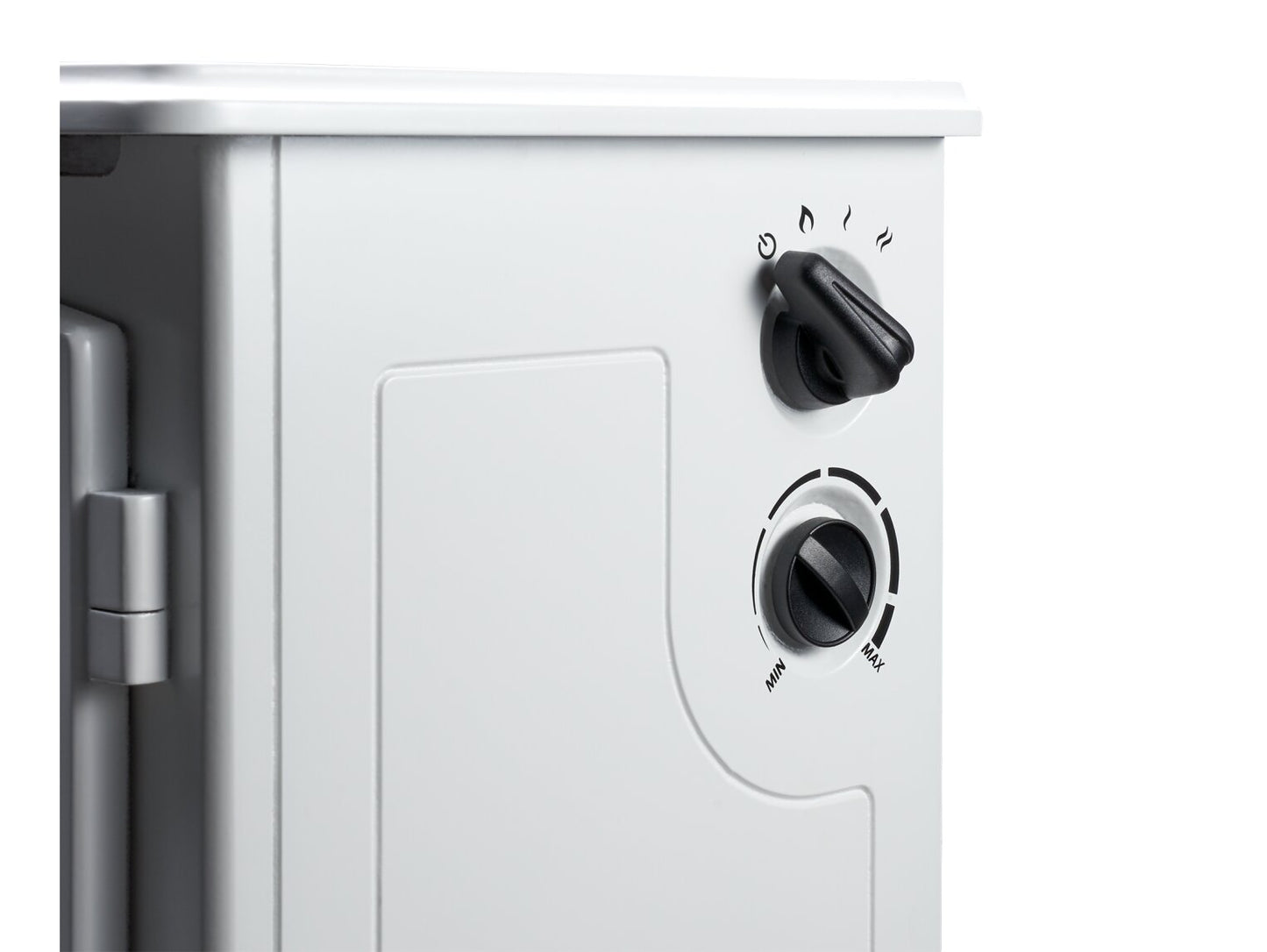Aurora Gemini Electric Stove in White with LED Flame Effect