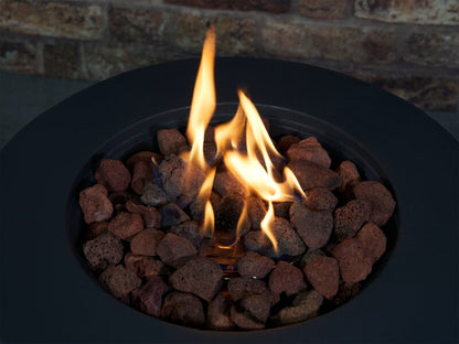 Field & Flame Canna Gas Fire Pit in Grey – 13kW Outdoor Gas Fire Bowl