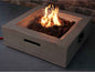 Field & Flame Mazus Gas Fire Pit  Travertine Effect |13kW Patio Heater