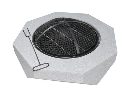 Field & Flame Rhoda Wood Burning BBQ Fire Pit