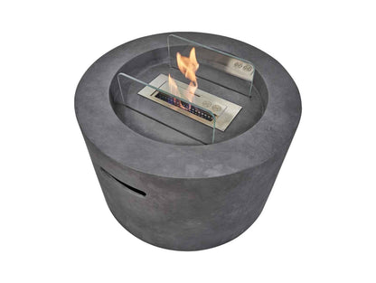 Field & Flame Acacia 3kW Bio Ethanol Fire Pit – Concrete Grey