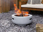 Field & Flame Dahlia Wood Burning Fire Pit BBQ – Concrete Grey