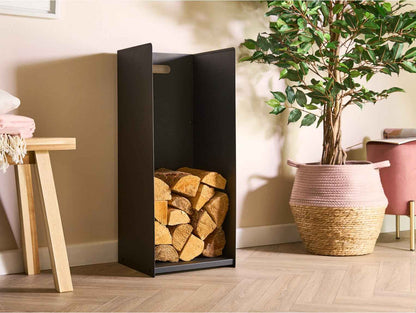 Adam Burton Firewood Log Holder – Black