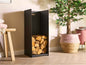 Adam Burton Firewood Log Holder – Black