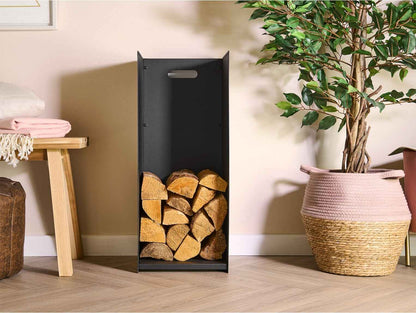 Adam Burton Firewood Log Holder – Black