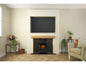 Acantha Stove Media Wall 2 with Adam Aviemore Electric Stove – Easy Paint MDF (58” TV)