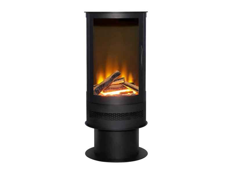 Aurora Infinity Cylinder Electric Stove – Black