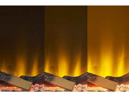 Aurora Aries XL 100 Inch Electric Floating Media Wall Suite with 65 Inch Slate Effect TV Board