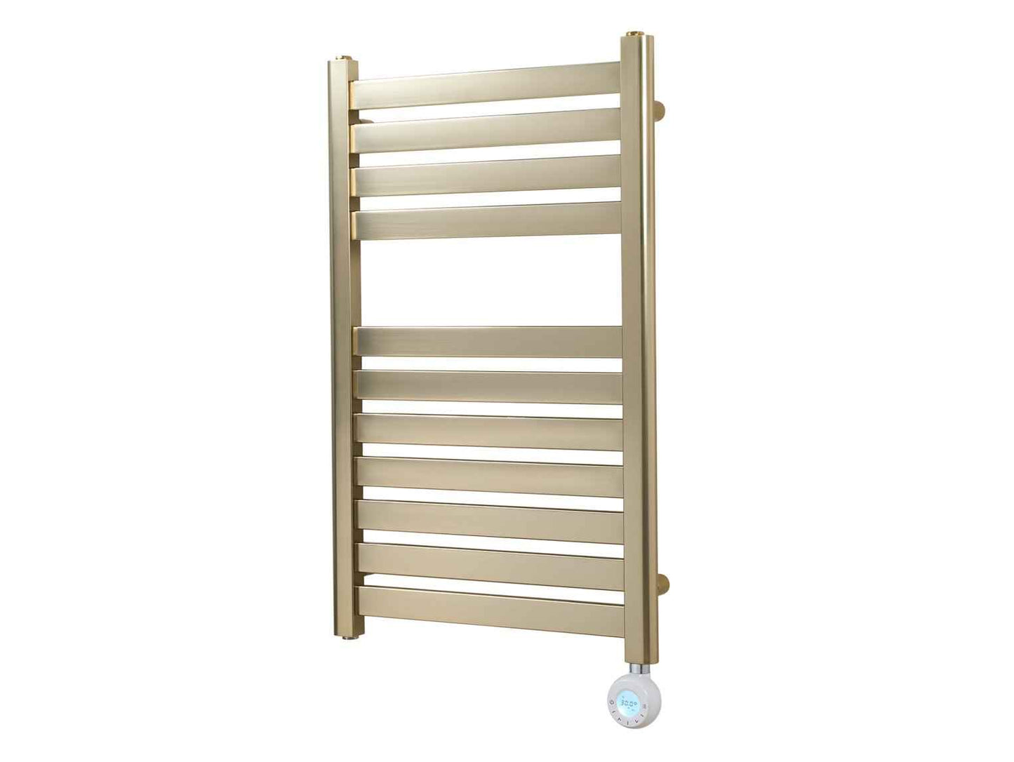 Eden Caldera 600W Electric Towel Radiator Brushed Brass 800x500mm WiFi Smart Heater