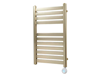 Eden Caldera 600W Electric Towel Radiator Brushed Brass 800x500mm WiFi Smart Heater