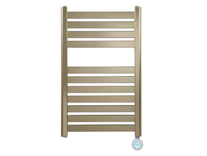 Eden Caldera 600W Electric Towel Radiator Brushed Brass 800x500mm WiFi Smart Heater