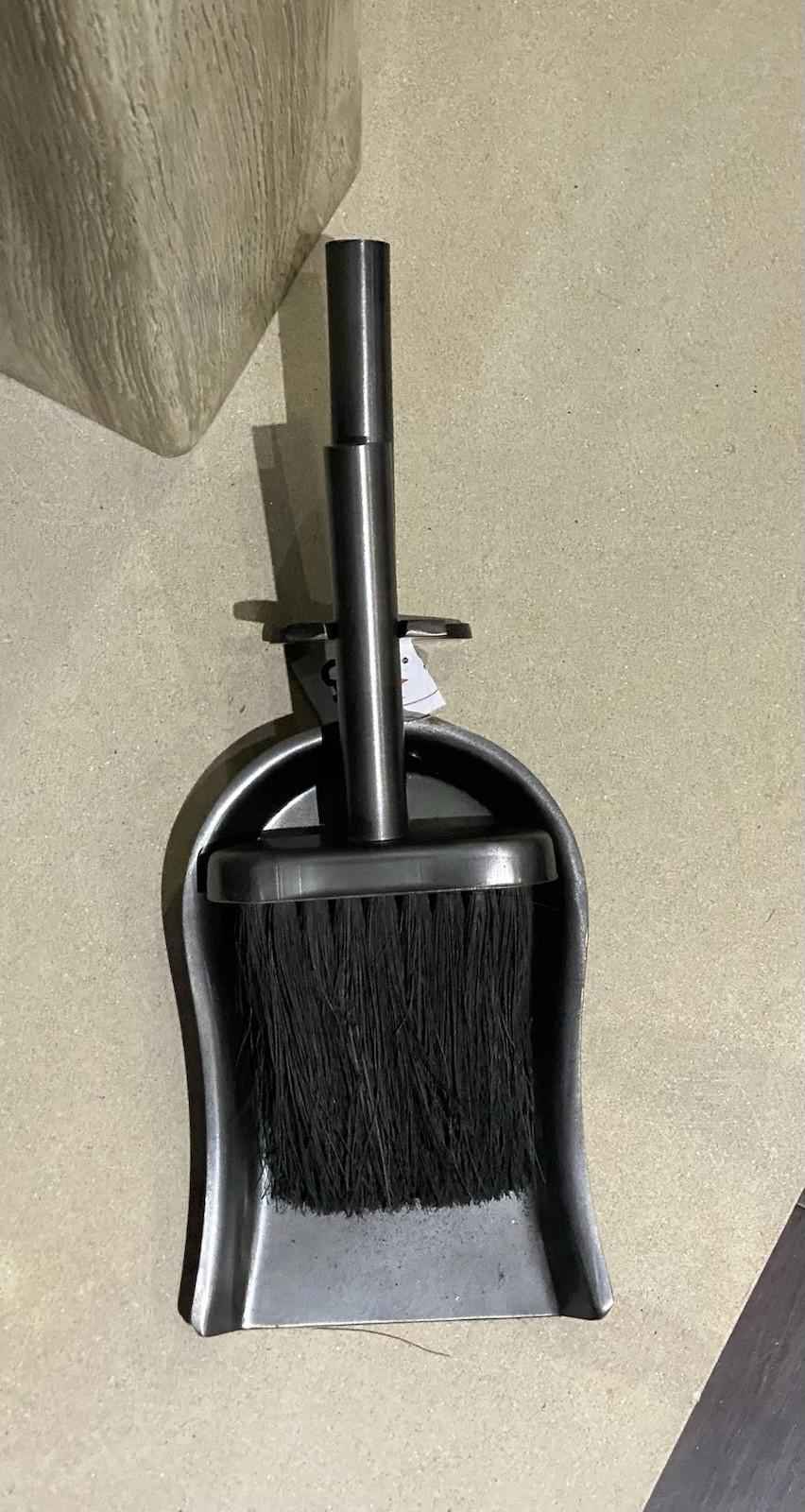 Hearth Tide Galvanised Mortimer Brush & Shovel Fireside Accessory Large Shovel