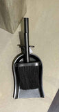 Hearth Tide Galvanised Mortimer Brush & Shovel Fireside Accessory Large Shovel