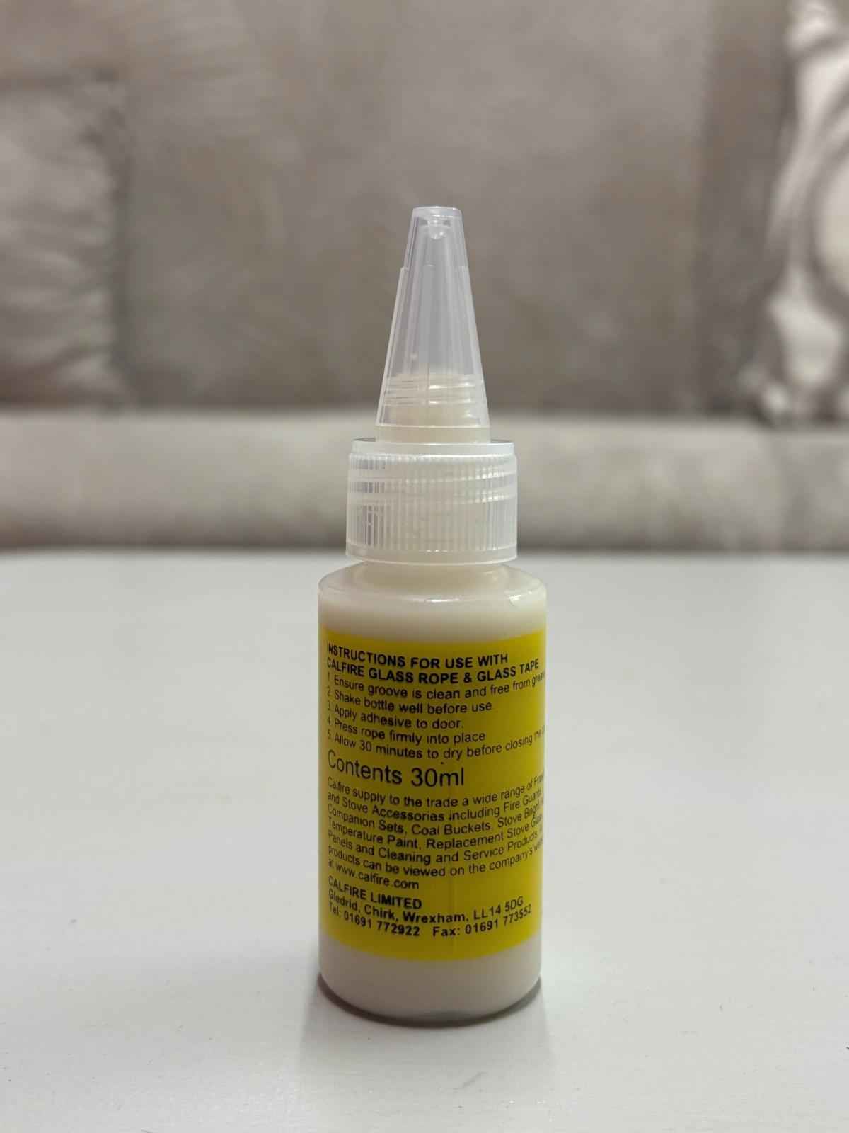 Calfire Super Seal High Temperature Rope Adhesive – 30ml Stove & Fireplace Seal Glue