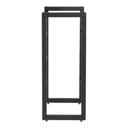 Adam Stanton Tall Firewood Log Holder - Black Industrial Metal Wood Rack (100cm)
