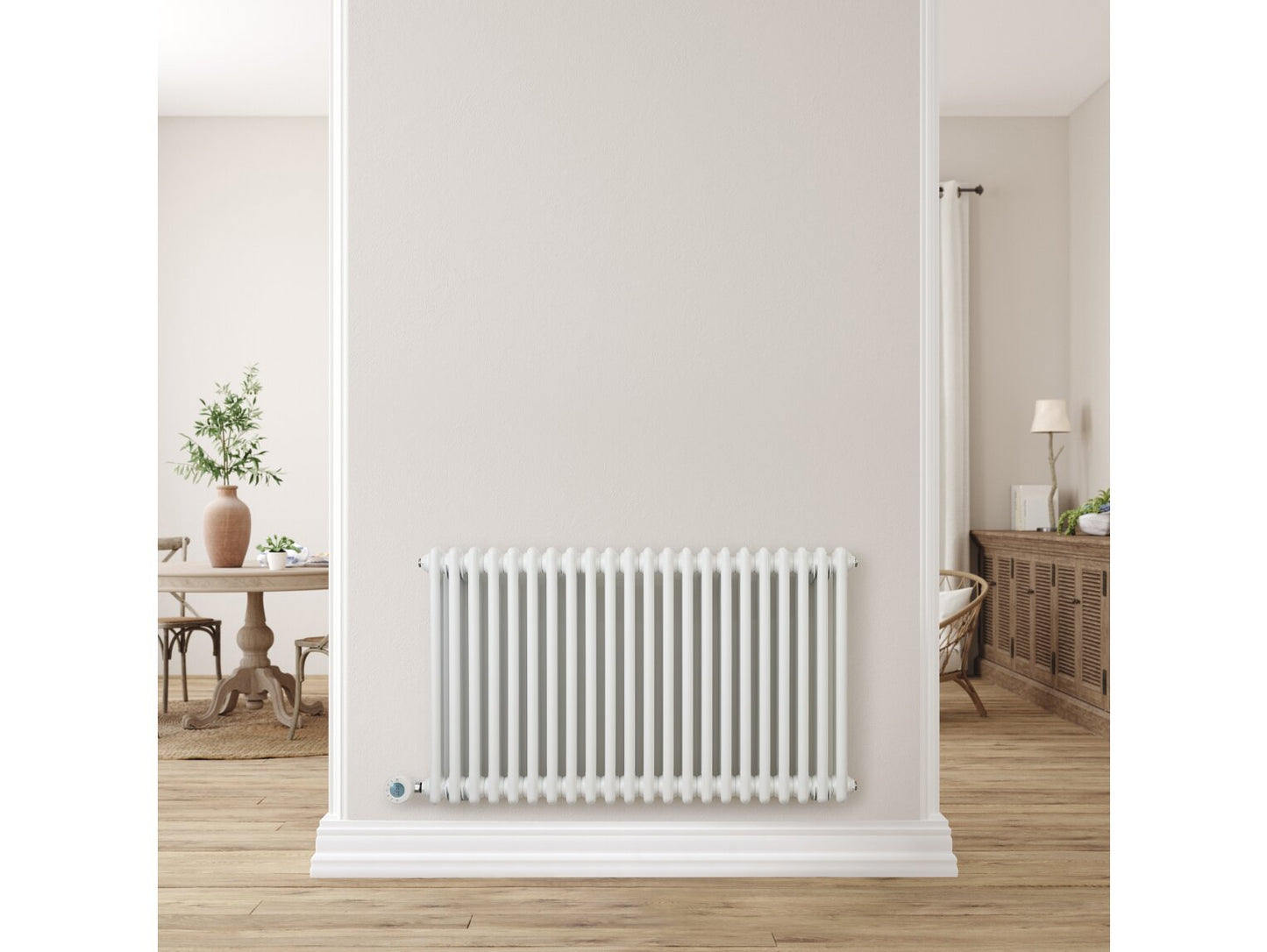 Eden Arcadia 1200W White WiFi Electric Column Radiator 600x1010mm Smart Heater