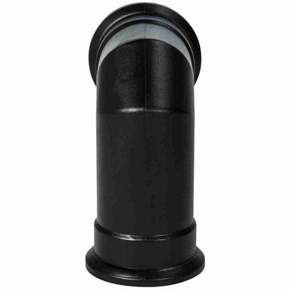 Aurora matte black short straight decorative stove pipe for electric fire