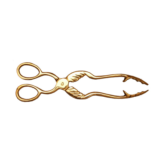 26.5cm Brass Coal Tongs – Fireplace & Log Burner Tool