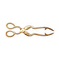 26.5cm Brass Coal Tongs – Fireplace & Log Burner Tool