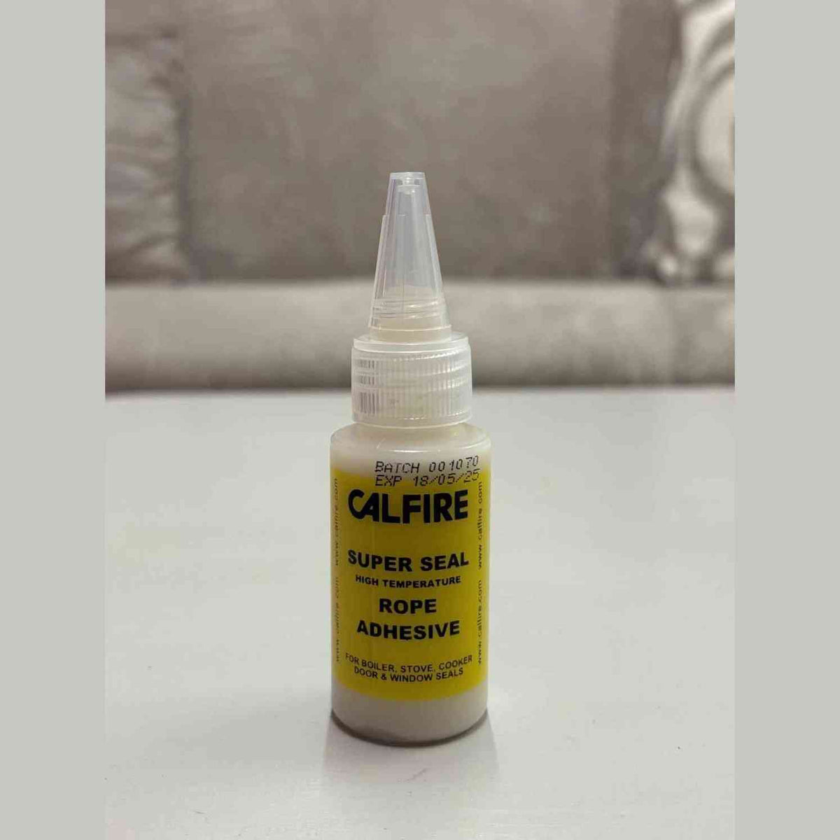 Calfire Super Seal high heat fireplace gasket adhesive for boiler and wood burner seals