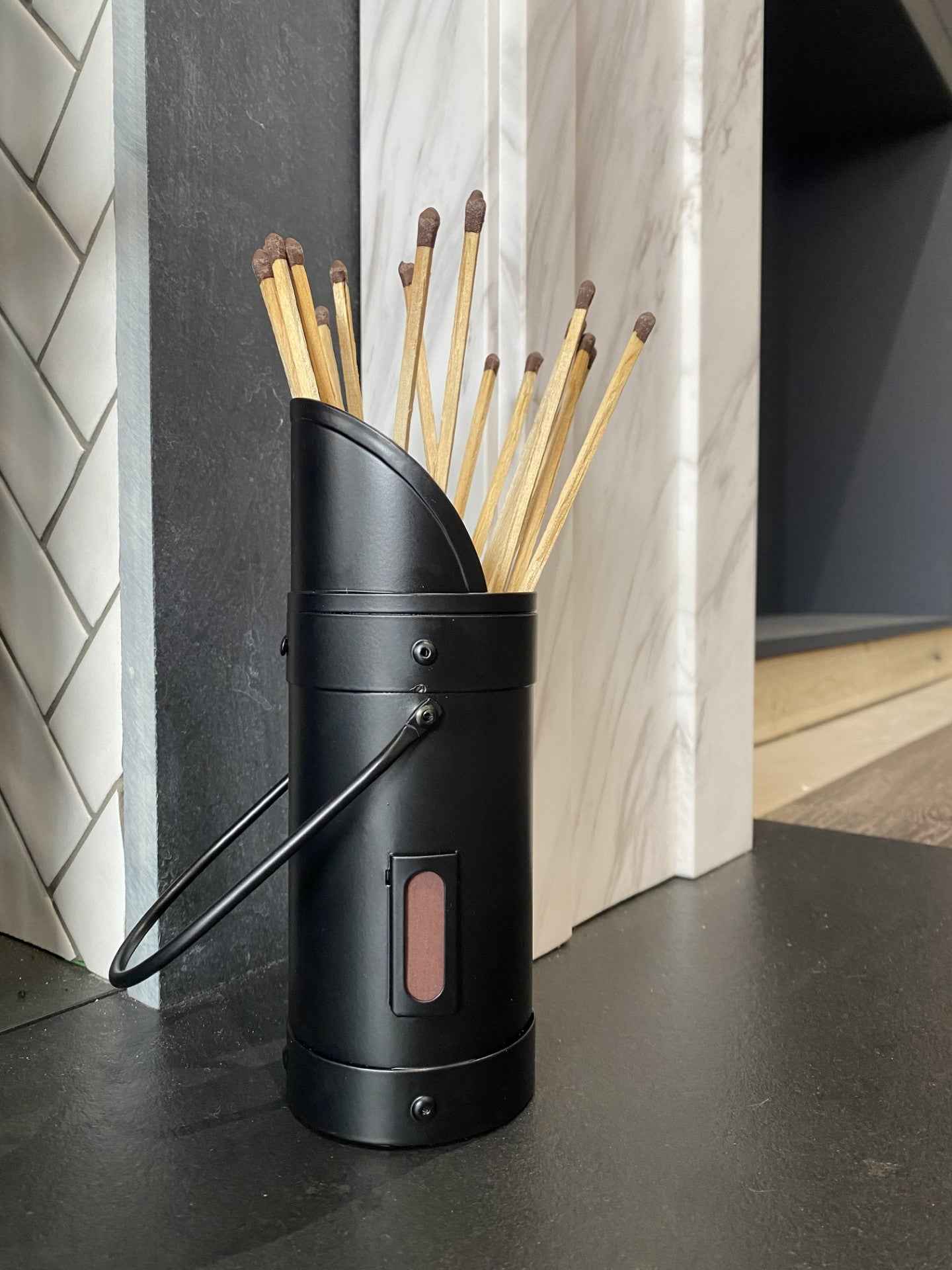 Calfire  Black Match Holder - Premium 11 Inch Fireplace Matches