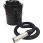 Domovoi 800W black ash vacuum cleaner with ribbed hose and metal nozzle