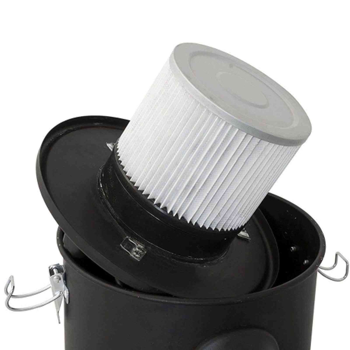 Domovoi ash vacuum white pleated filter cartridge detail