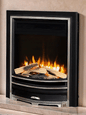 Proflame Arcadia Black & Silver Inset Electric Fire