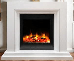 Proflame Navarro Celena Free-Standing Electric Fireplace Suite – Smooth White