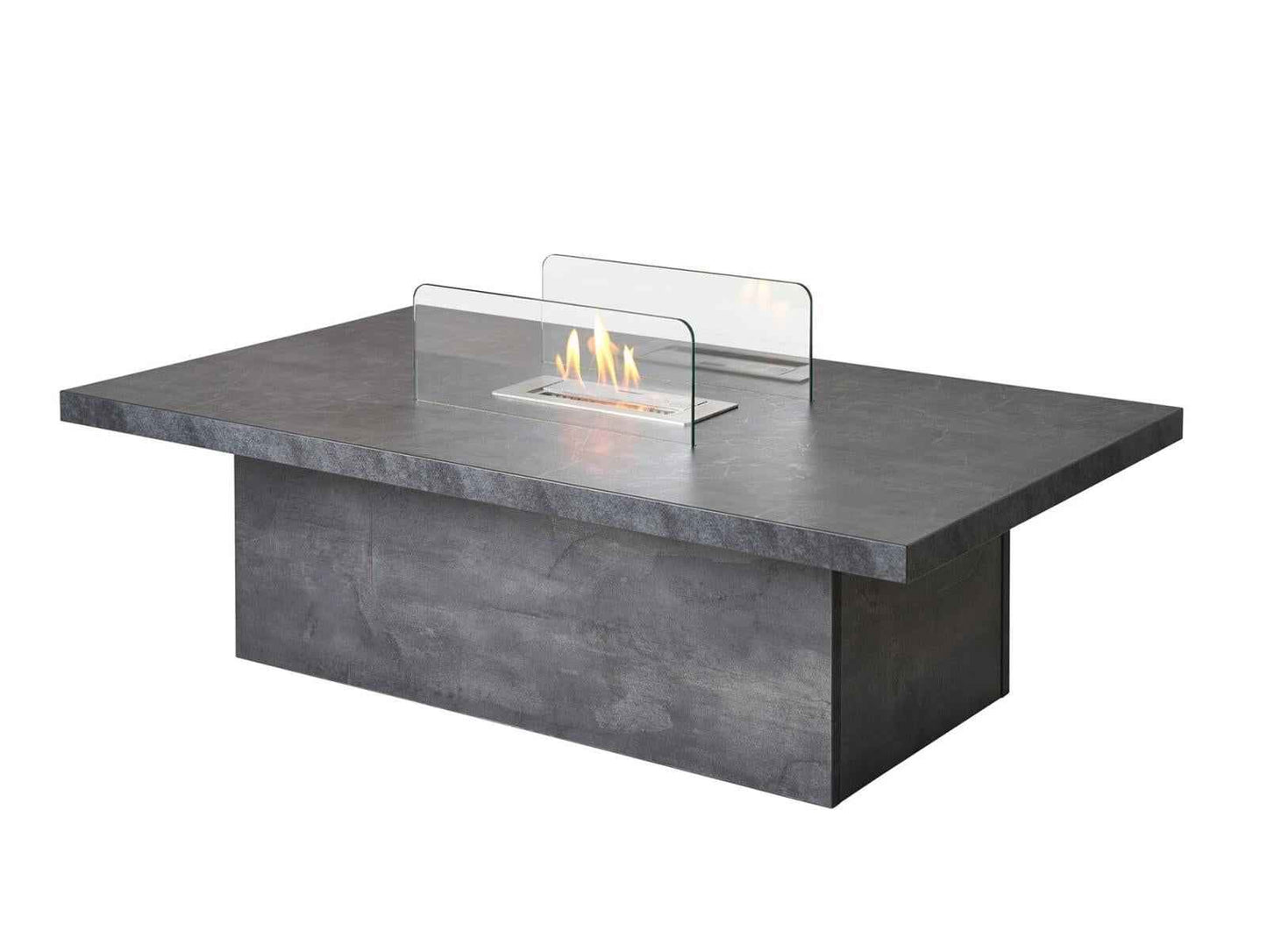 Acantha Castellon Slate Effect Bio Ethanol Coffee Table Stylish & Modern Home