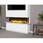 Adam Sahara 51-Inch Panoramic Media Wall Electric Fire - 3D LED 3-Sided Inset Fireplace