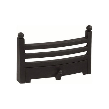 Bauhaus 18" Matt Black Cast Iron Fire Fret