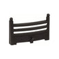 Bauhaus 18" Matt Black Cast Iron Fire Fret