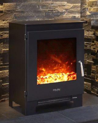 Electriflame Electristove XD Metal 1 Electric Stove – 2kW Portable Freestanding Fireplace