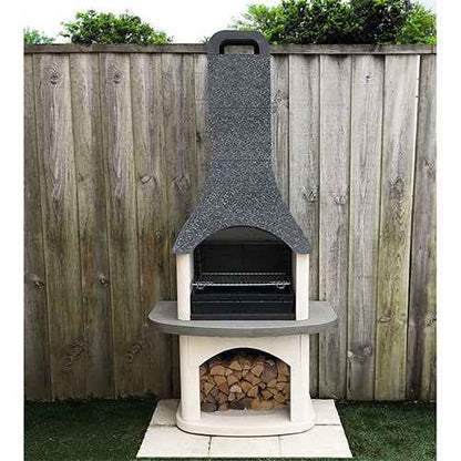Woodford Sorrento Masonry Barbecue – Outdoor Charcoal & Wood-Fired Grill