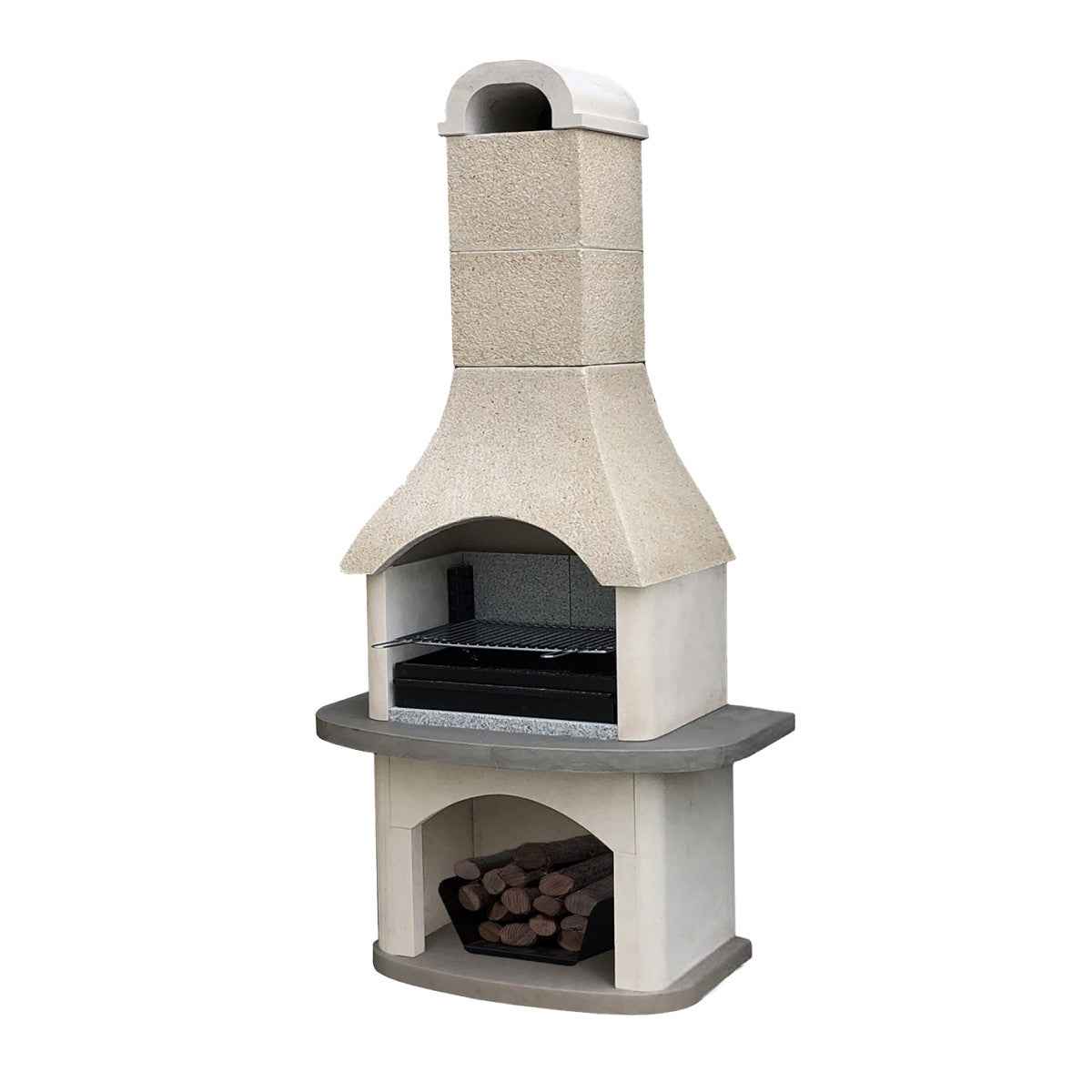 Woodford Verona Masonry Barbecue – Outdoor Charcoal & Wood-Fired Grill