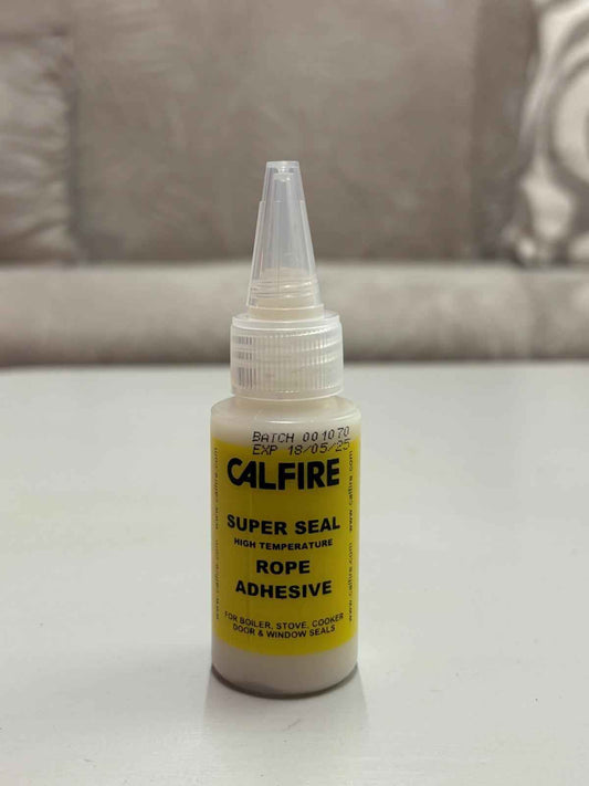 Calfire Super Seal High Temperature Rope Adhesive – 30ml Stove & Fireplace Seal Glue