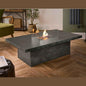Acantha Castellon Slate Effect Bio Ethanol Coffee Table Stylish & Modern Home