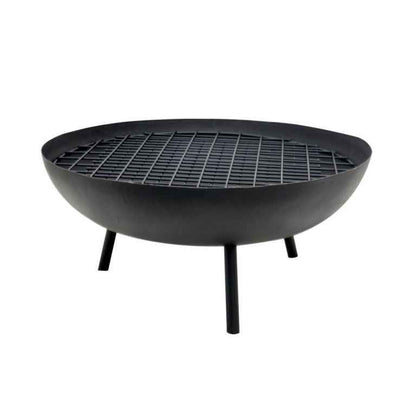 Large Premium Mild Steel Fire Bowl (69cm) - Optional BBQ Grill