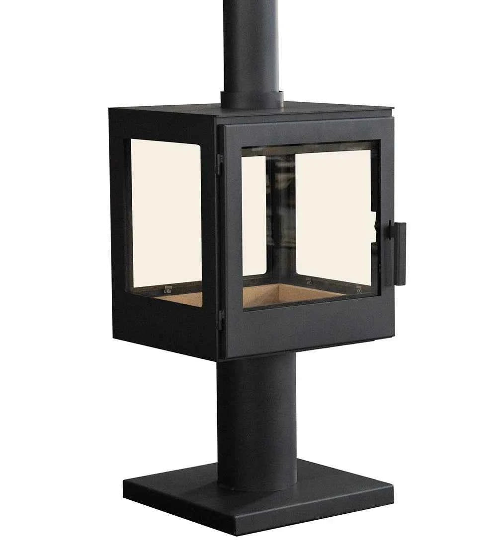 Woodford Garden Stove – Premium Outdoor Wood-Burning Patio Heater with 4-Sided Glass