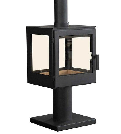 Woodford Garden Stove – Premium Outdoor Wood-Burning Patio Heater with 4-Sided Glass